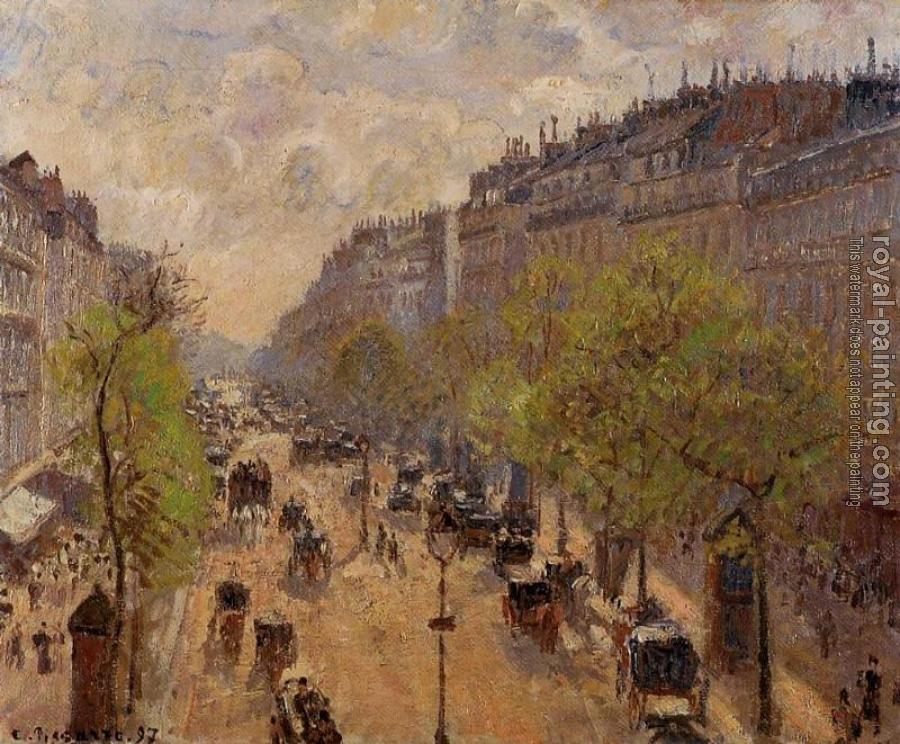 Camille Pissarro : Boulevard Montmartre, Spring II